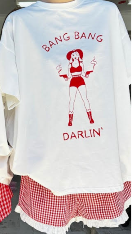 BANG BANG DARLIN T-SHIRT SET