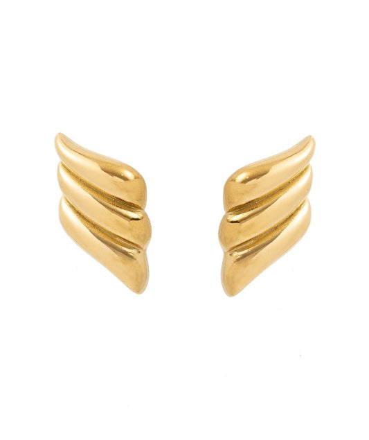 ODILIA GOLD STUD EARRINGS