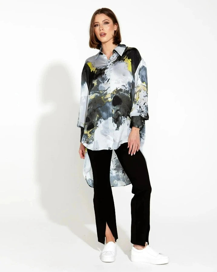 TRANSFIXED OVERSIZED SHIRT MARBLE