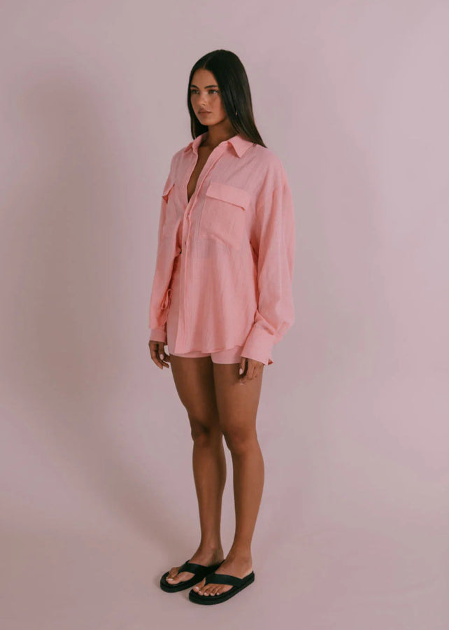 FAIRFAX SHIRT PINKY PEACH