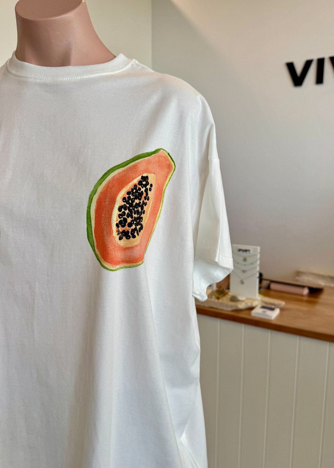 PAPAYA T SHIRT WHITE