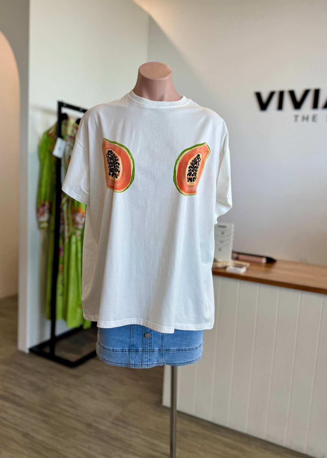 PAPAYA T SHIRT WHITE