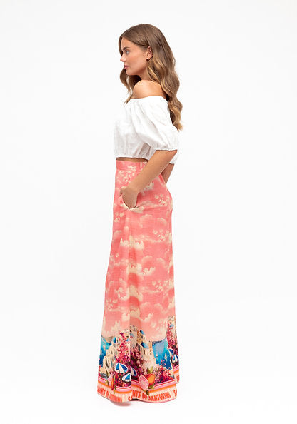 SAINTS OF SANTORINI WIDE LEG PANT